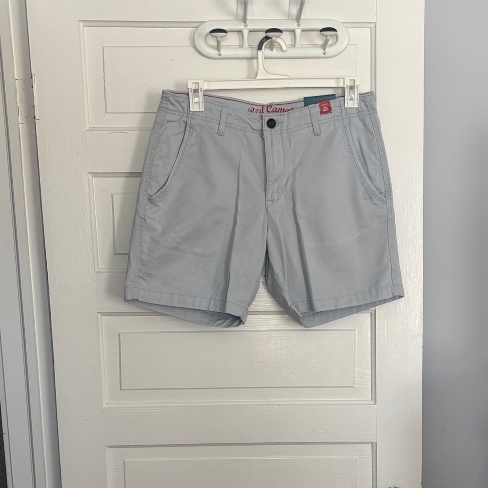 NWT Red Camel Men's Blue Gray Shorts